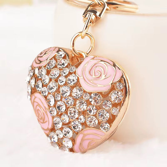Rosy Heart Charm