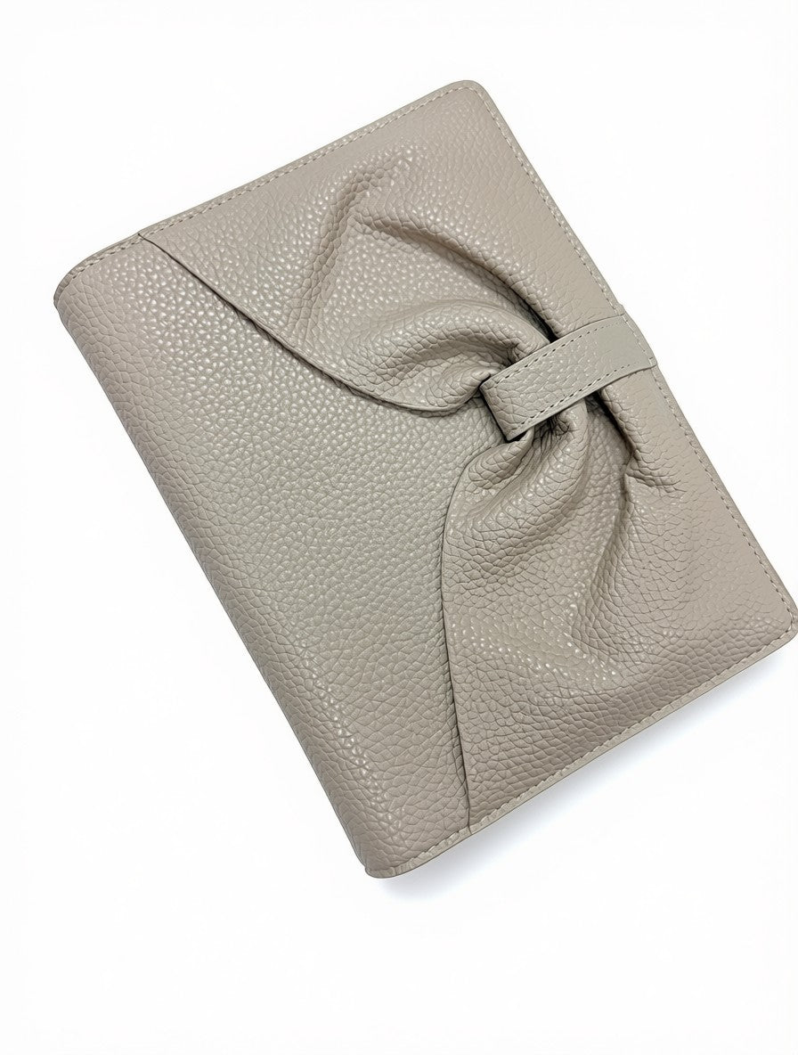 Bella Bow Binder - Cashmere